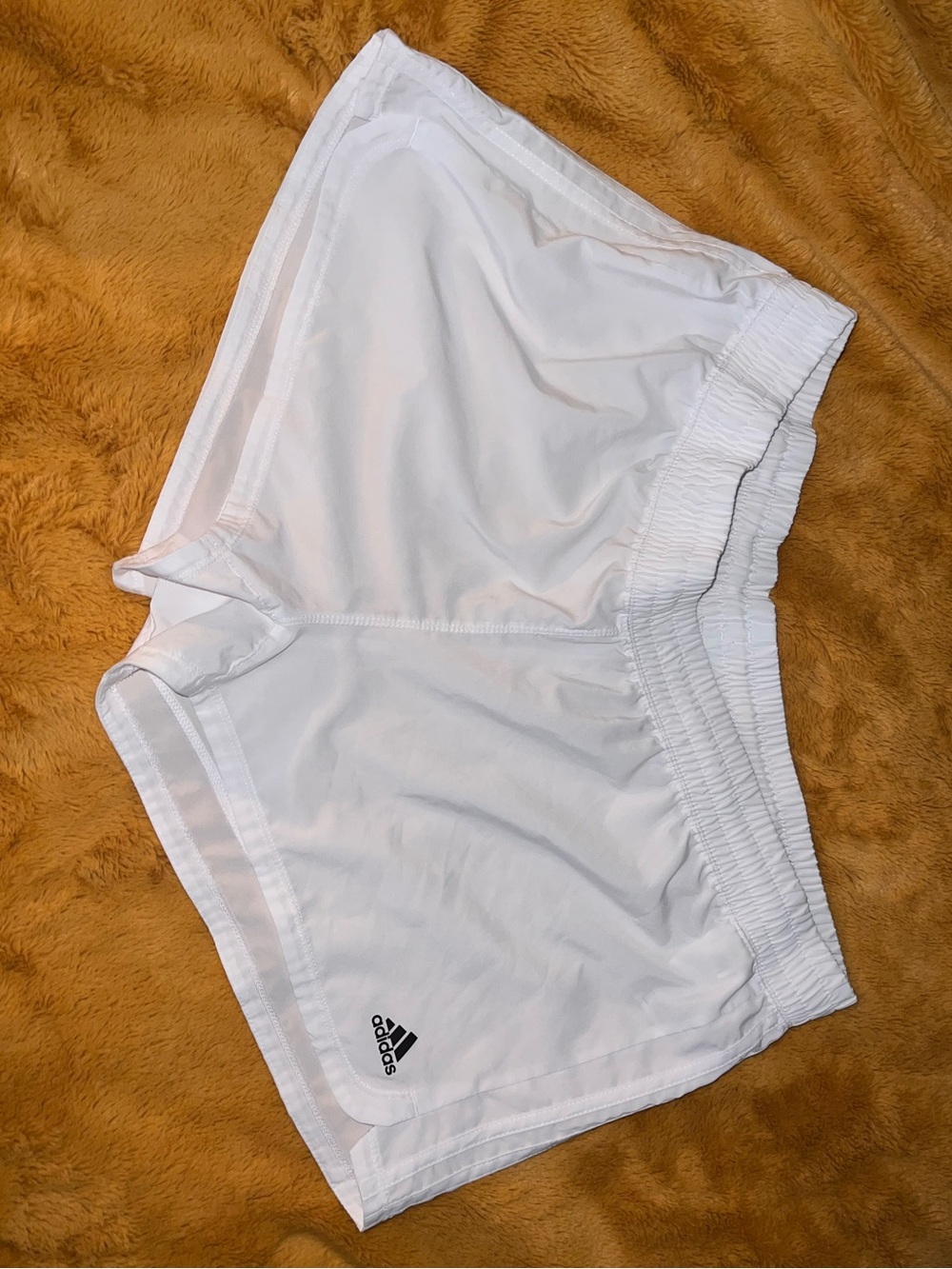 adidas Women’s White Athletic Running Shorts
